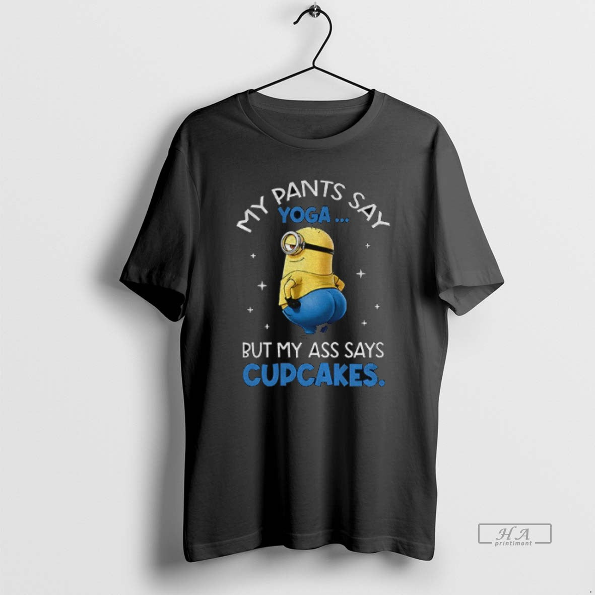 Official Minion My Pants Say Yoga But My Ass Says Cupcakes