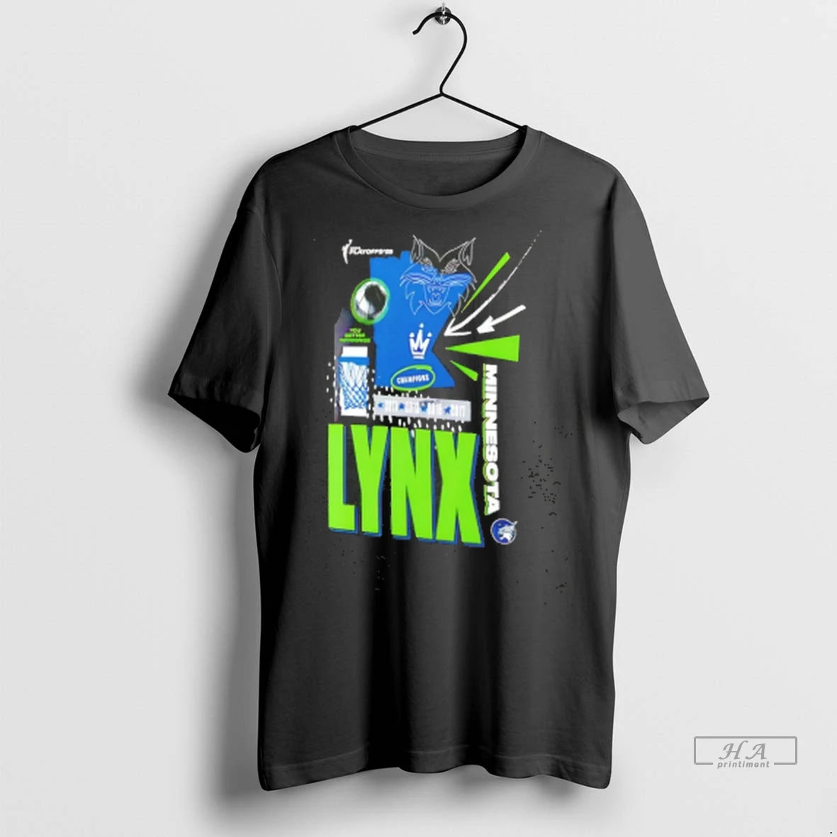 Official Minnesota Lynx 2025 Wnba Playoffs In The Zone Tee Tshirts Sweater