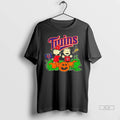 Official Minnesota Twins Peanuts Halloween Great Pumpkin Tee Tshirts Sweater