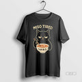 Official Miso Tired Cat Japanese Pun Ramen Humor
