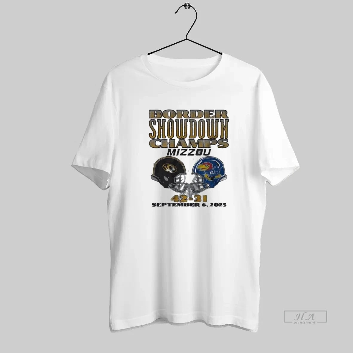 Official Missouri Tigers Vs Kansas Jayhawks 42 31 September 6 2025 Border Showdown Champs Mizzou