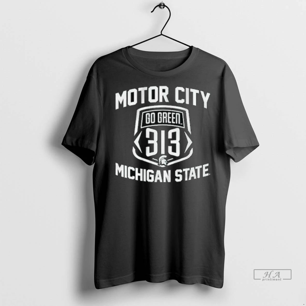 Official Motor City Go Green 313 Michigan State Football Tshirts Sweater