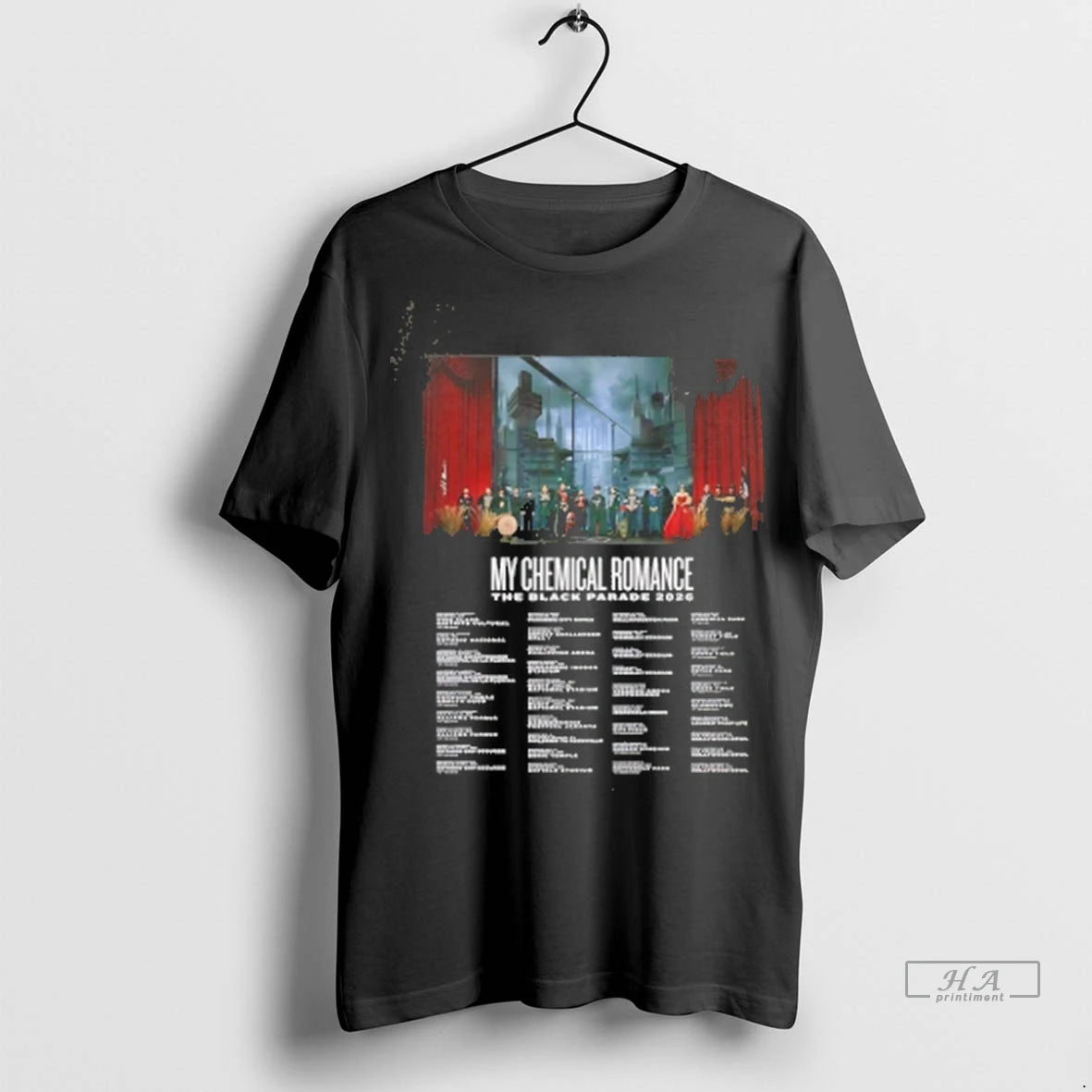 Official My Chemical Romance The Black Parade Tour 2026 Tee Tshirts Sweater