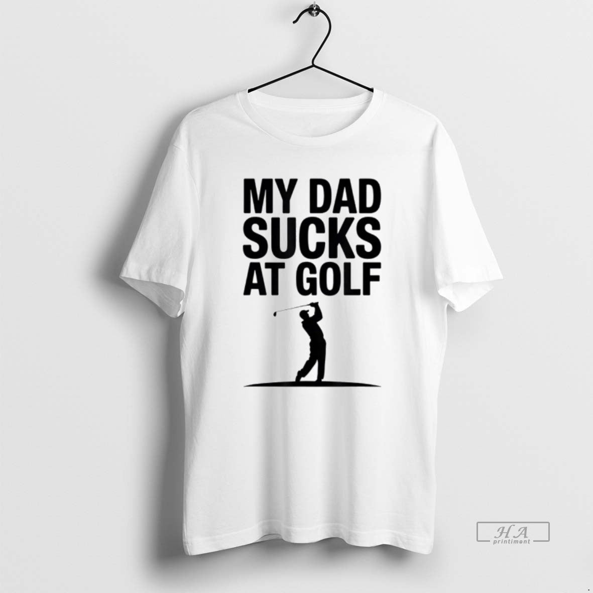 Official My Dad Sucks At Golf Funny Dad Humor Golf Lover