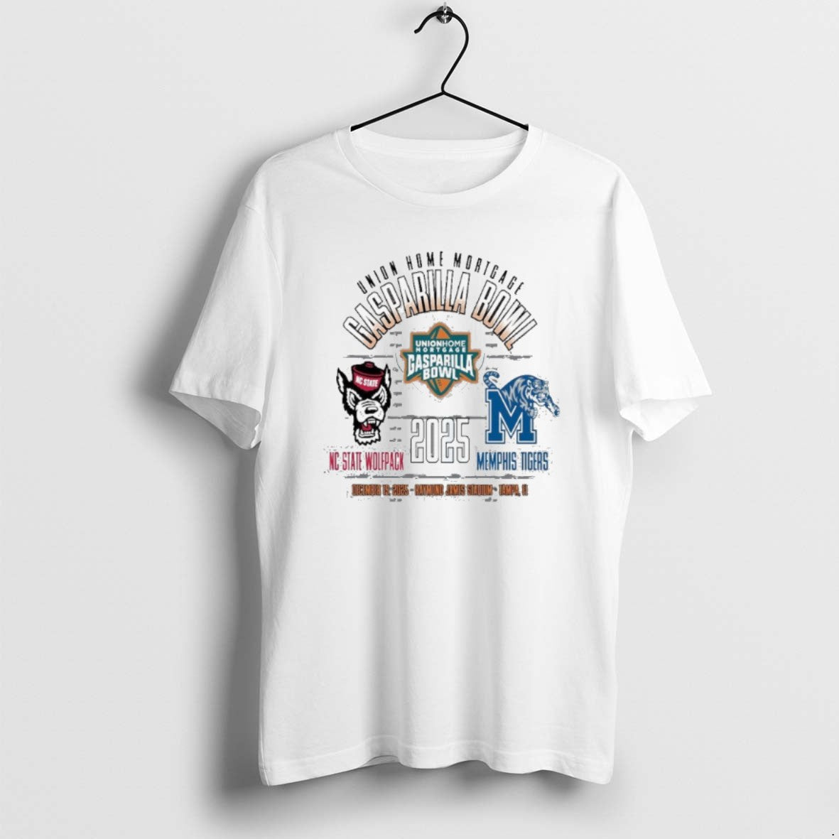 Official Nc State Wolfpack Vs Memphis Tigers 2025 Union Home Mortgage Gasparilla Bowl