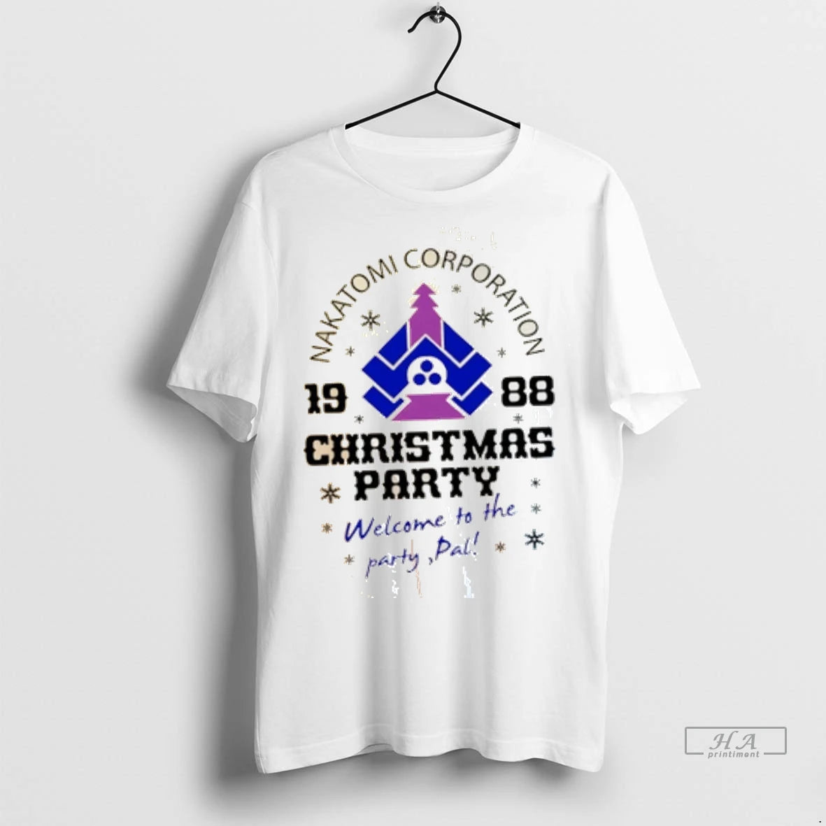 Official Nakatomi Corporation 1988 Christmas Party Welcome To The Party Pal Tshirts Sweater