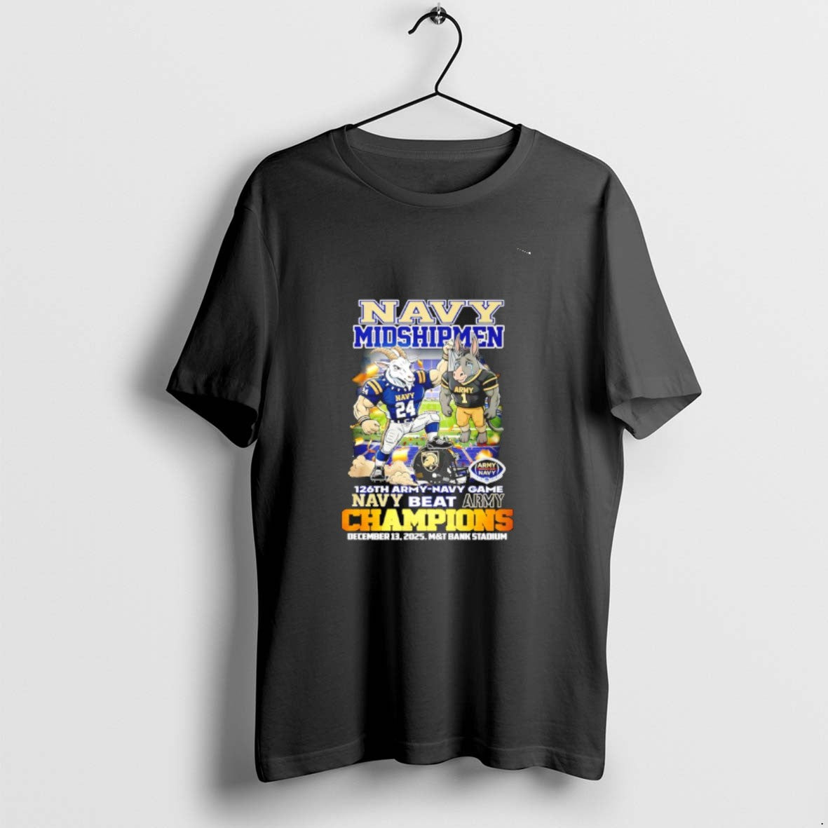 Official Navy Midshipmen 126th Army Navy Game Champions Navy Beat Army