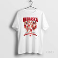 Official Nebraska Womens Basketball Team 2025 2026 Collage Christmas