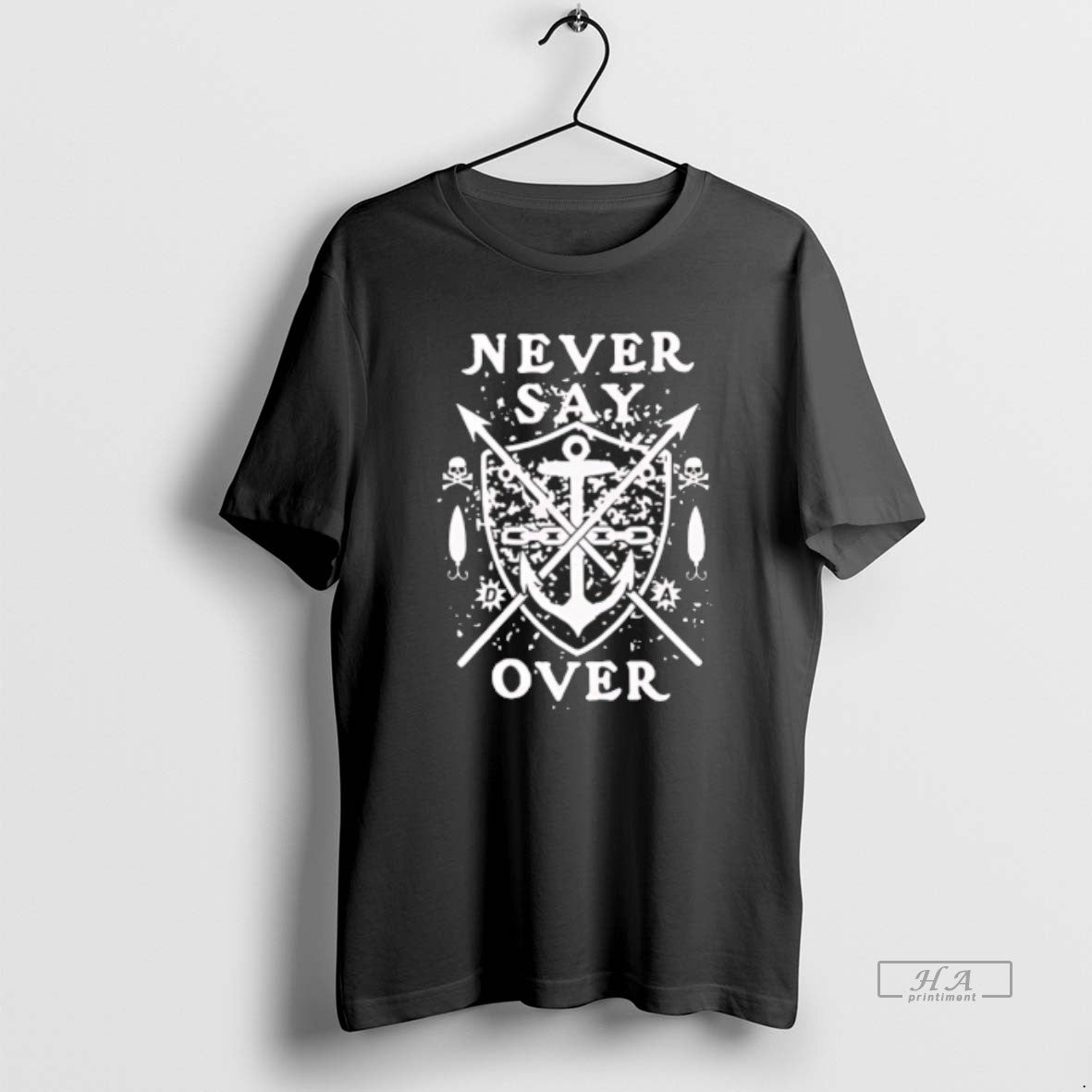 Official Never Say Over Logo