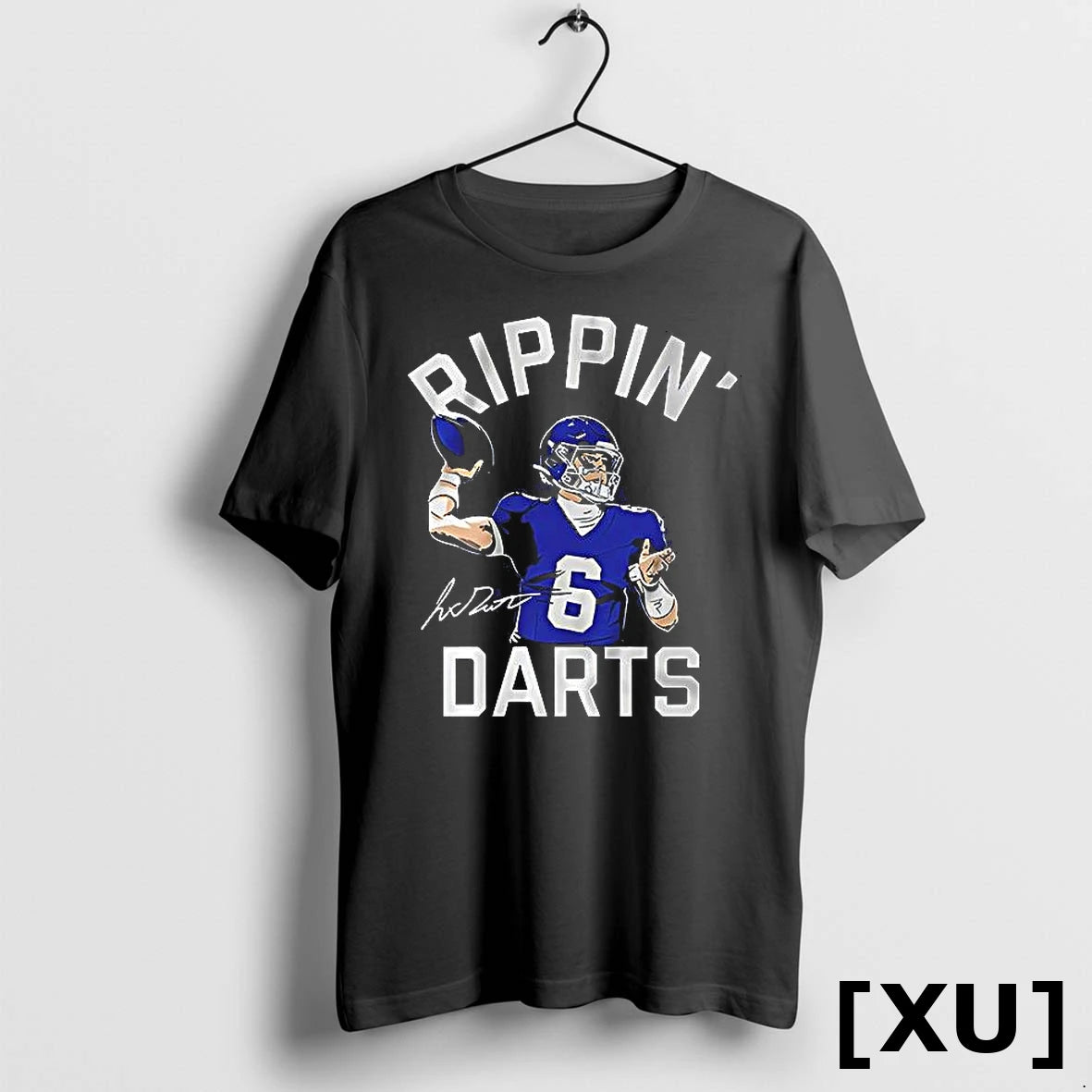 Official New York Giants Jaxson Dart Rippin Darts Tshirts Sweater