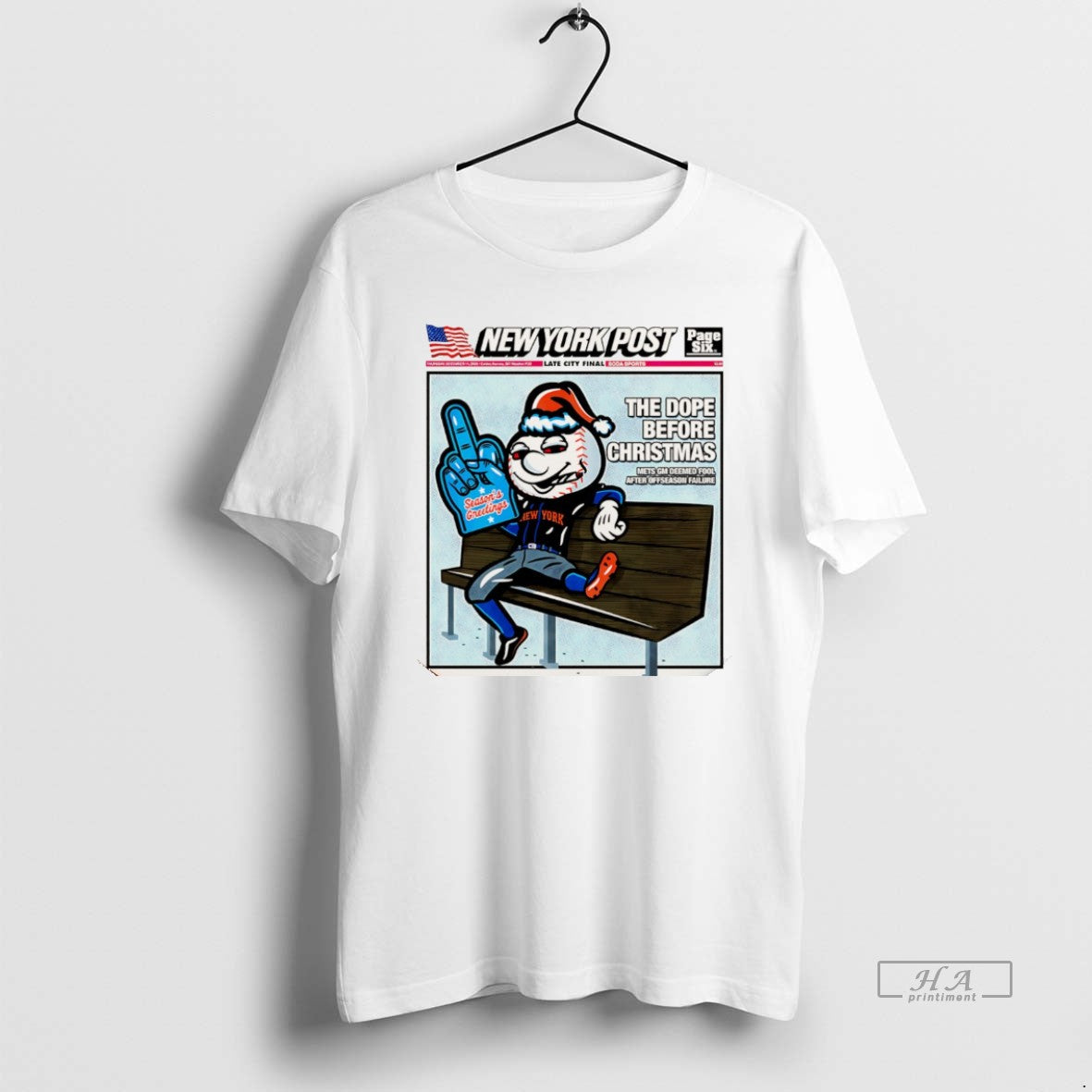 Official New York Mets Mr Met Ny Post The Dope Before Christmas Christmas