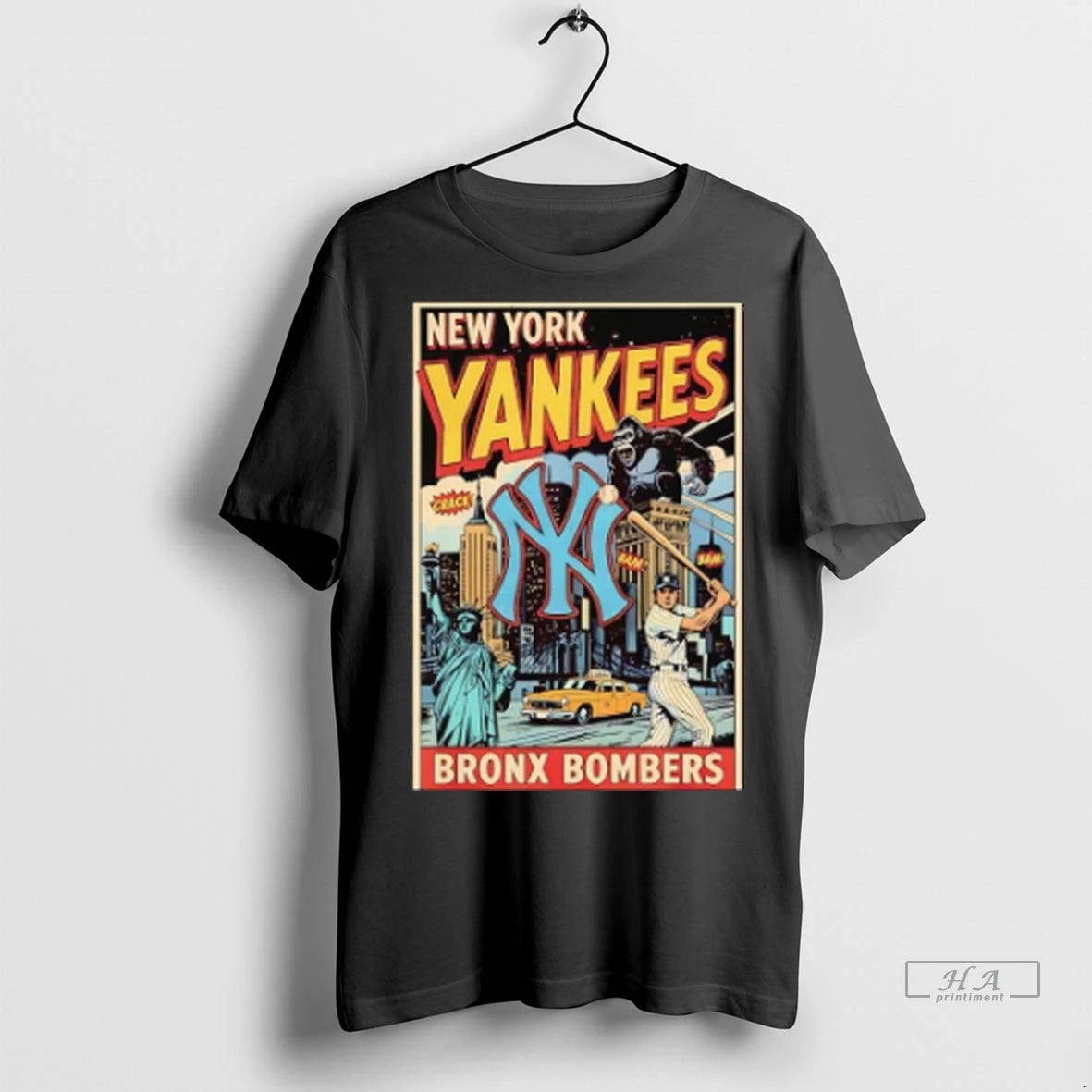 Official New York Yankees King Kong Chaos Bronx Bombers Tshirts Sweater