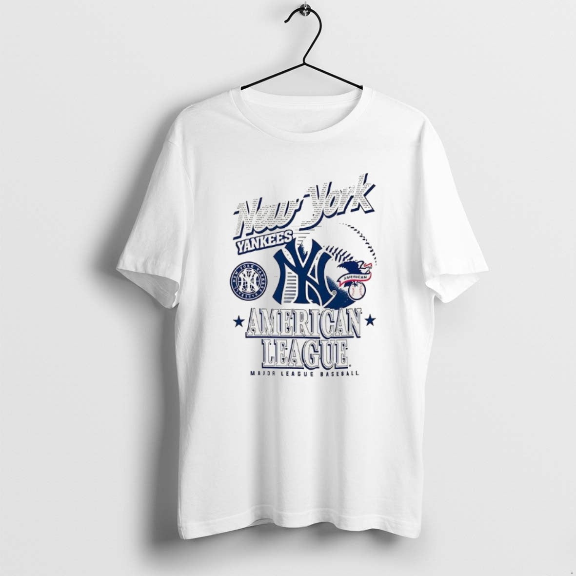 Official New York Yankees Mlb American National League Logo Ball Retro