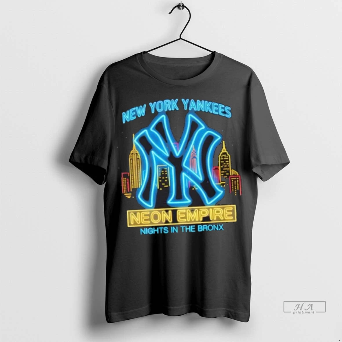 Official New York Yankees Neon Empire Nights In The Bronx Tshirts Sweater