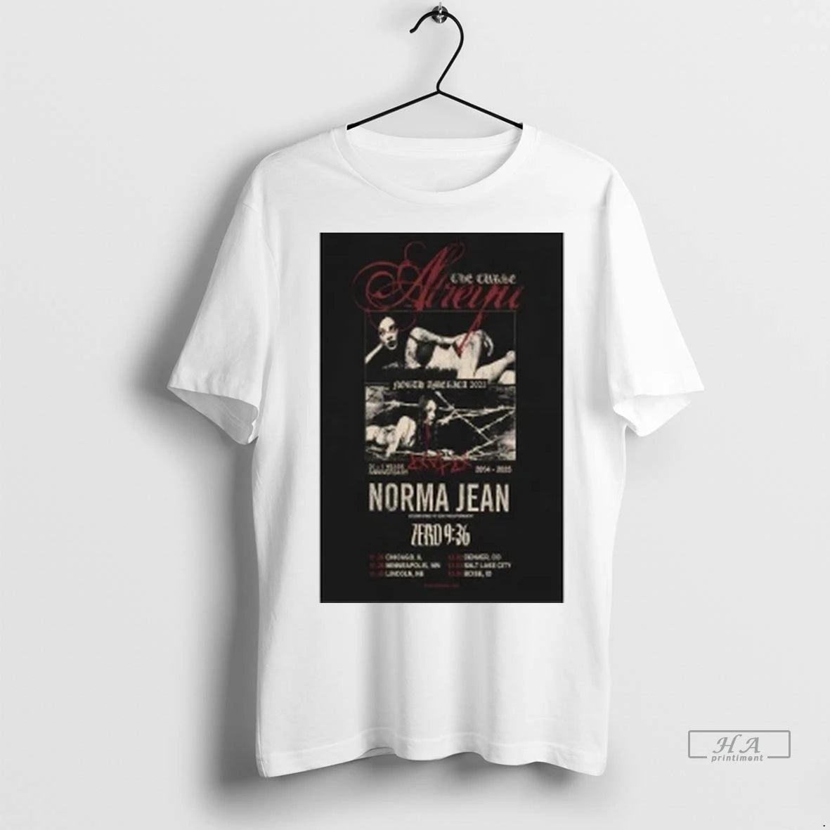 Official Norma Jean North America 2025 Tour Tshirts Sweater