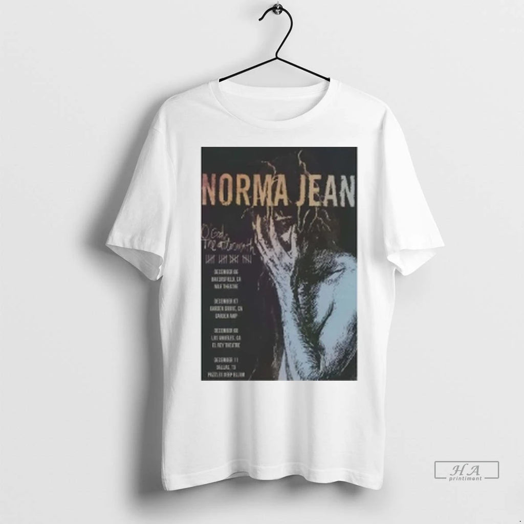 Official Norma Jean O God The Aftermath 2025 Shows Tshirts Sweater