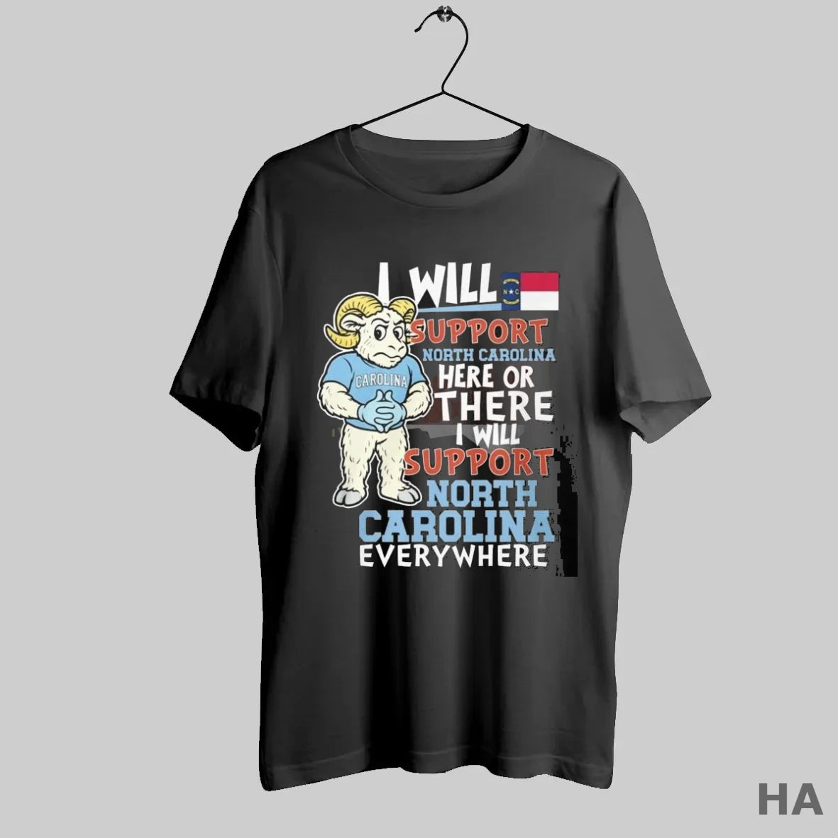 Official North Carolina Tar Heels I Will Support North Carolina Mystic Here Or There