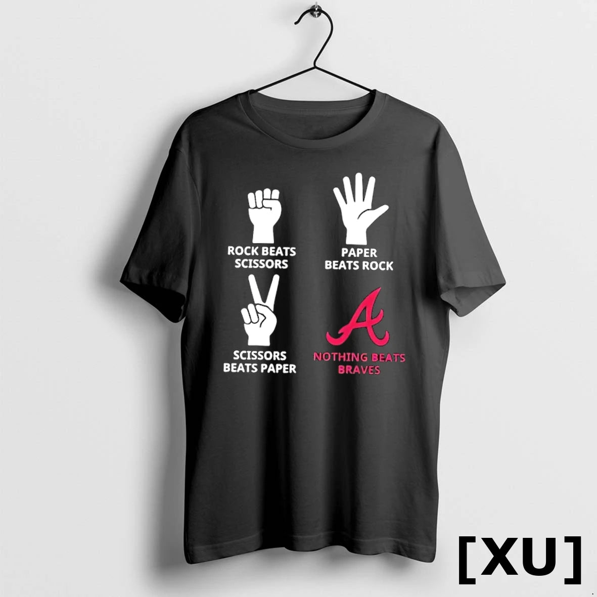 Official Nothing Beats Braves Hands Rock Beats Scissors Paper Beat Rock Tshirts Sweater