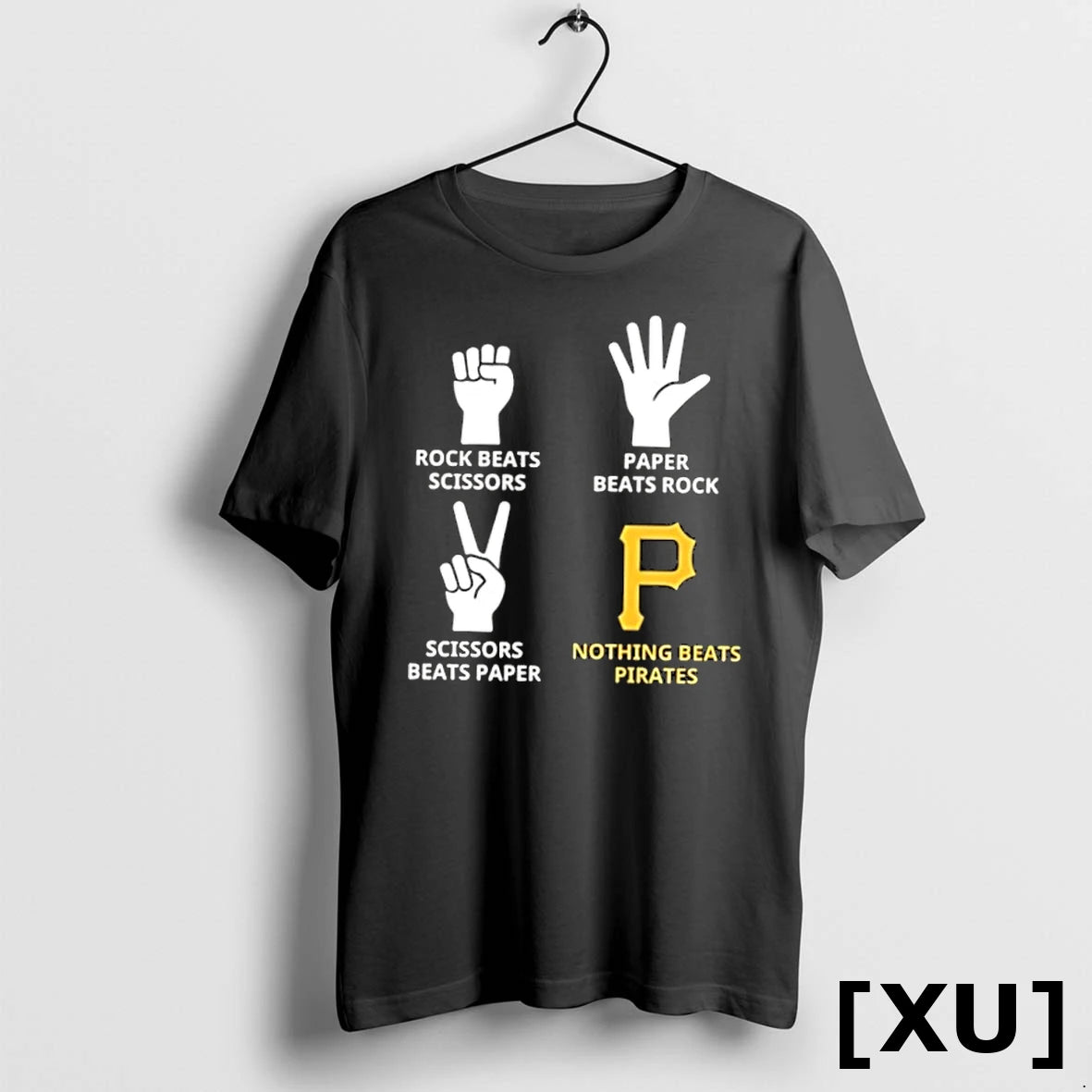 Official Nothing Beats Pirates Hands Rock Beats Scissors Paper Beat Rock Tshirts Sweater