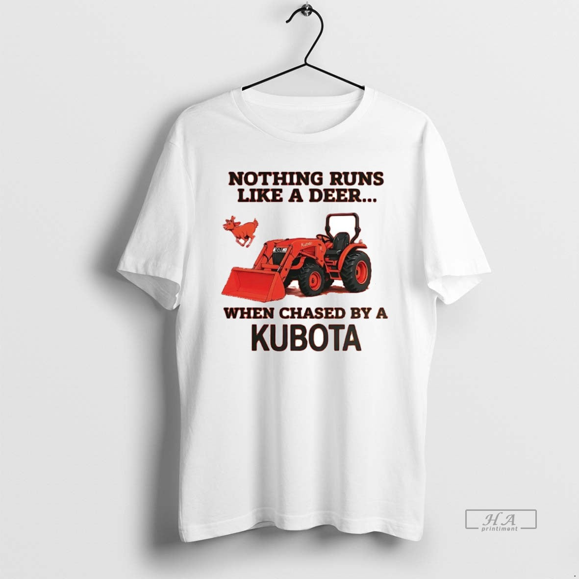Official Nothing Runs Like A Deer When Chased By A Kubota