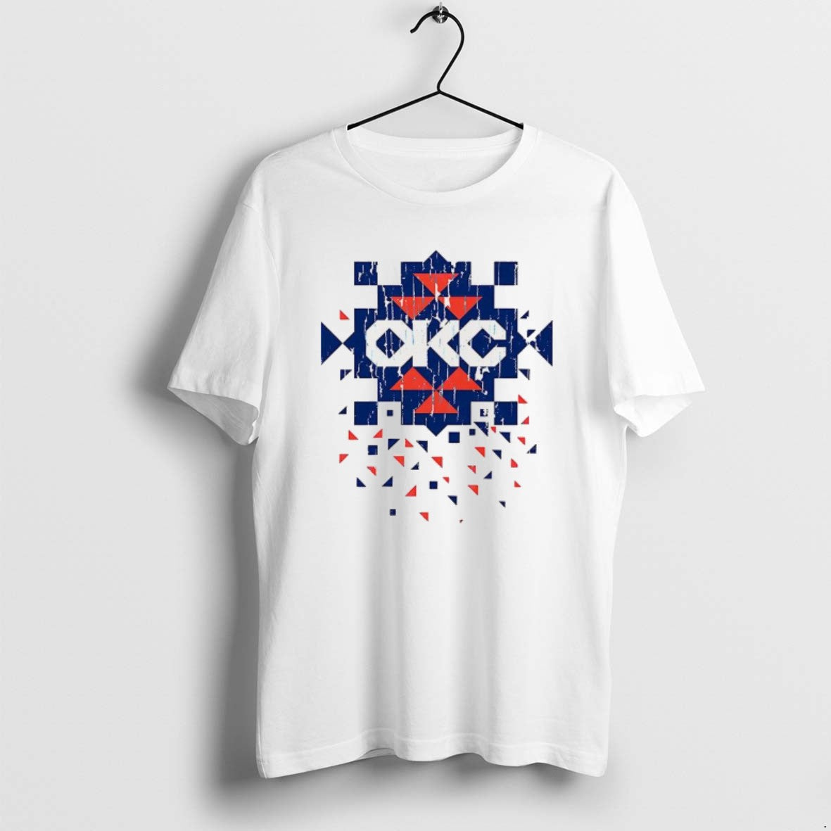 Official Okc Thunder Diamond Pattern Native