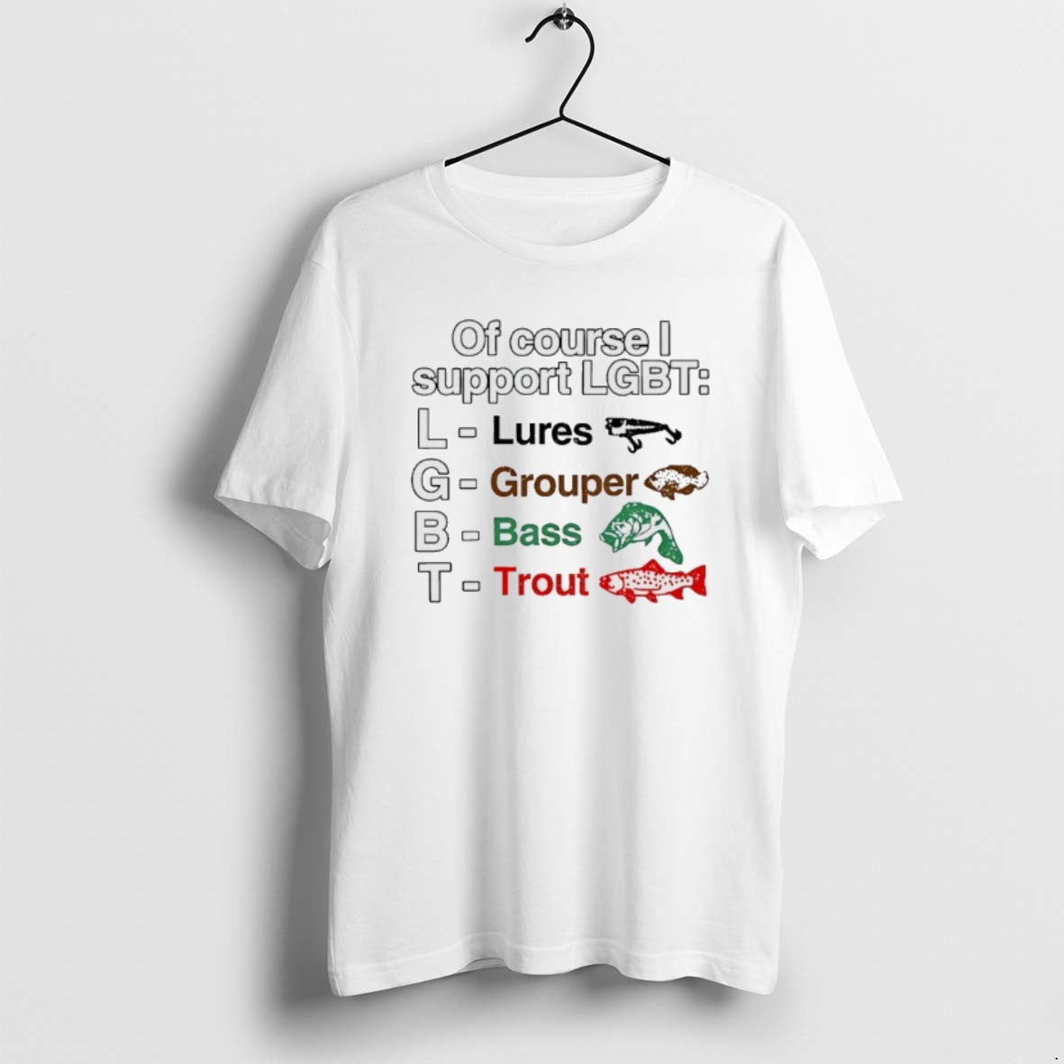 Official Of Course I Support Lgbt Lures Grouper Bass Trout Fish