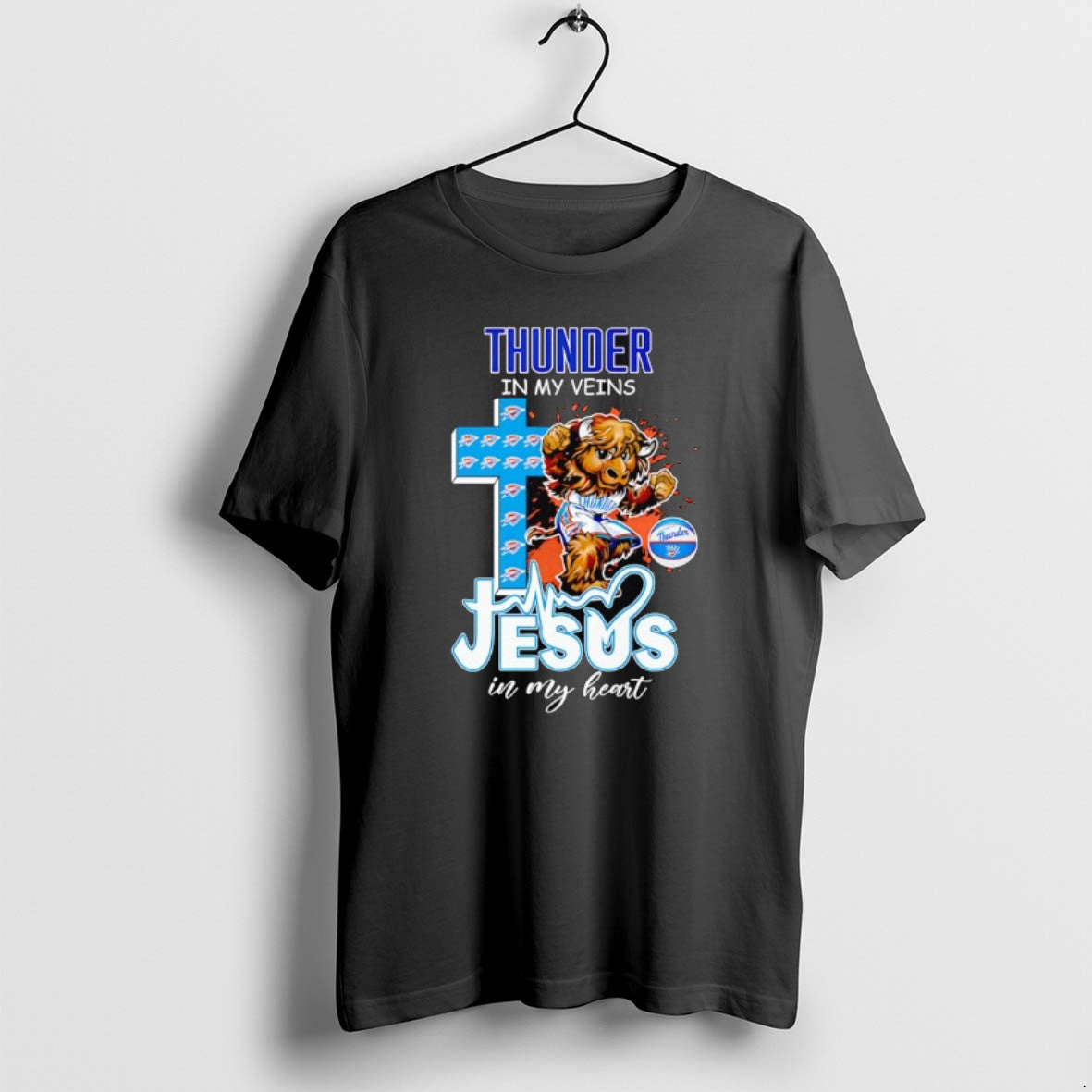 Official Oklahoma City Thunder In My Veins Jesus In My Heart
