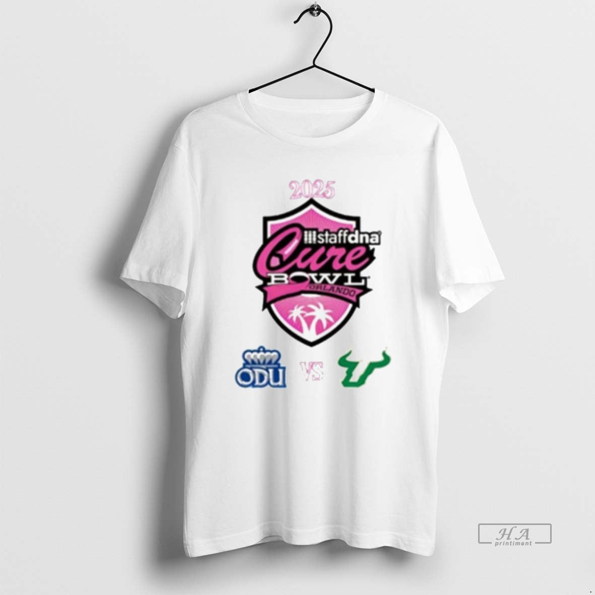 Official Old Dominion Monarchs Vs South Florida Bulls 2025 Staffdna Cure Bowl