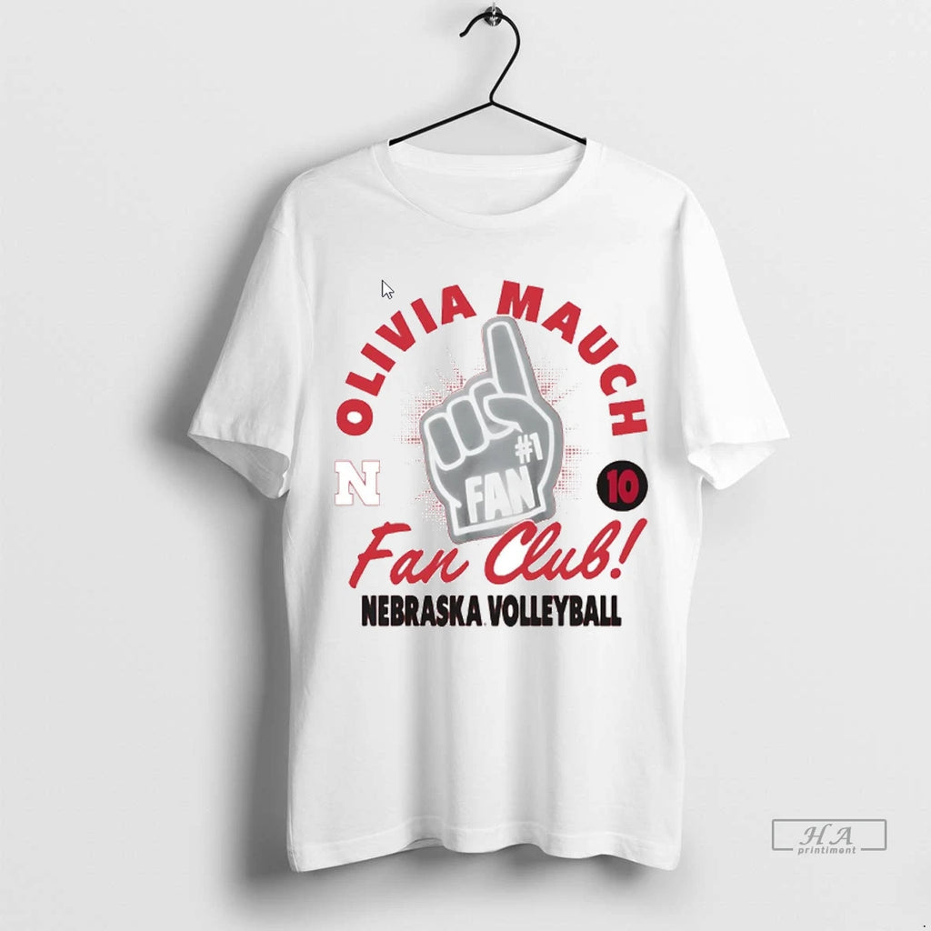 Official Olivia Mauch Fan Club Nebraska Volleyball Tshirts Sweater