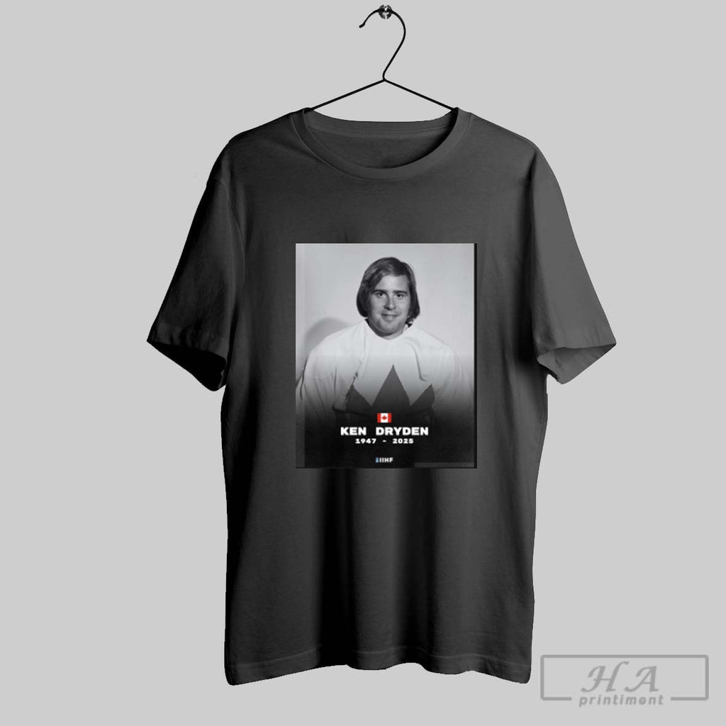 Official One Of Hockeys All Time Greats Rest In Peace Ken Dryden 1947 2025 Poster