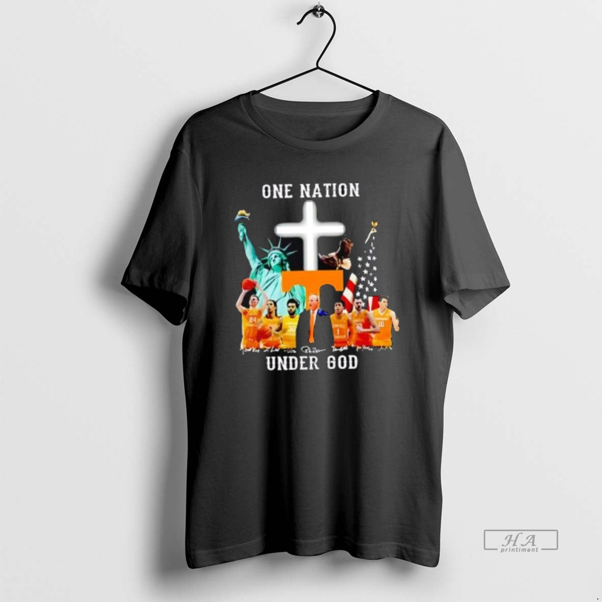 Official One Nation Under God Tennessee Volunteers Basketball