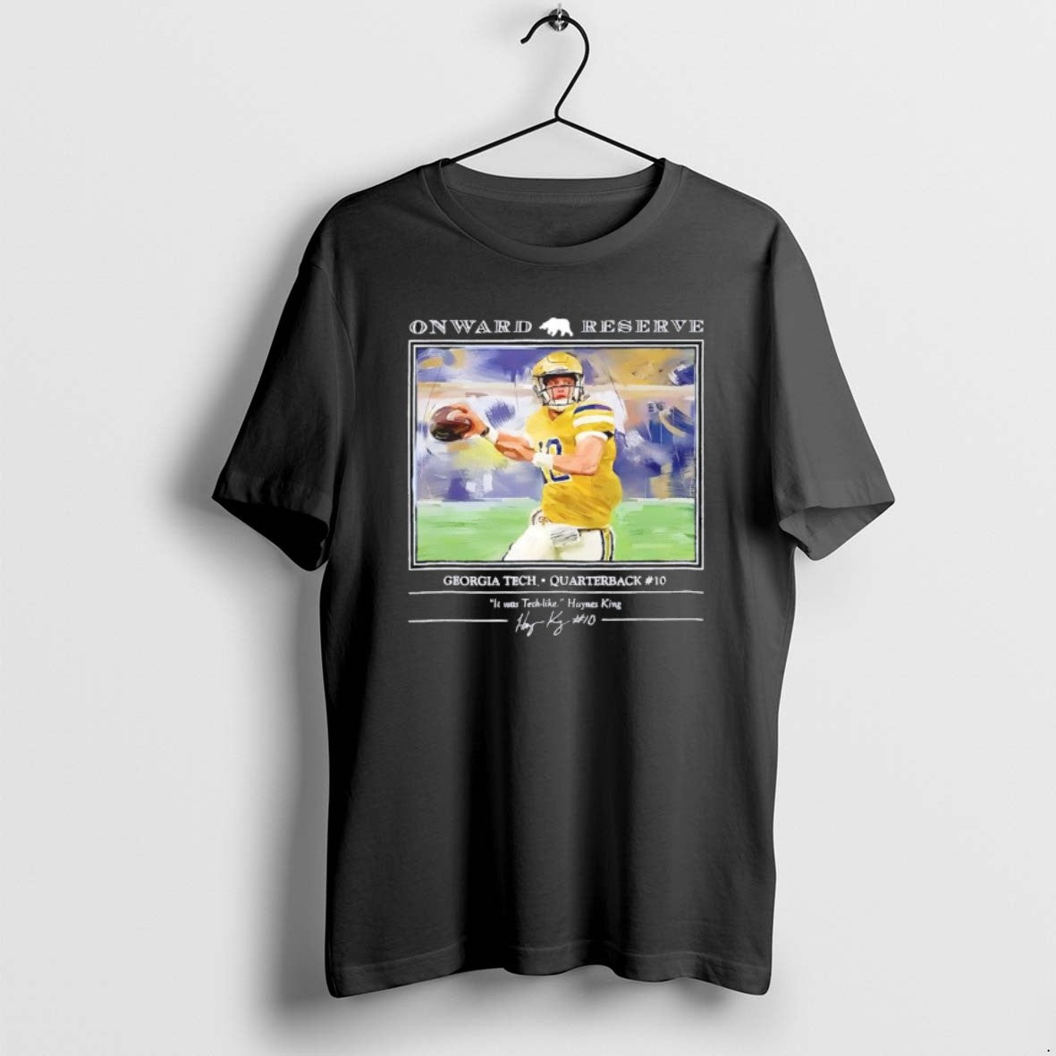 Official Onward Reserve Georgia Tech Quarterback 10 It Was Tech Like Haynes King