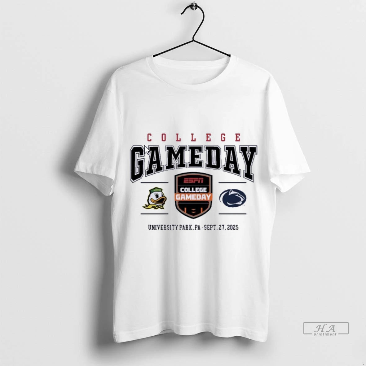 Official Oregon Vs Penn State College Gameday 2025 September 27 Tshirts Sweater