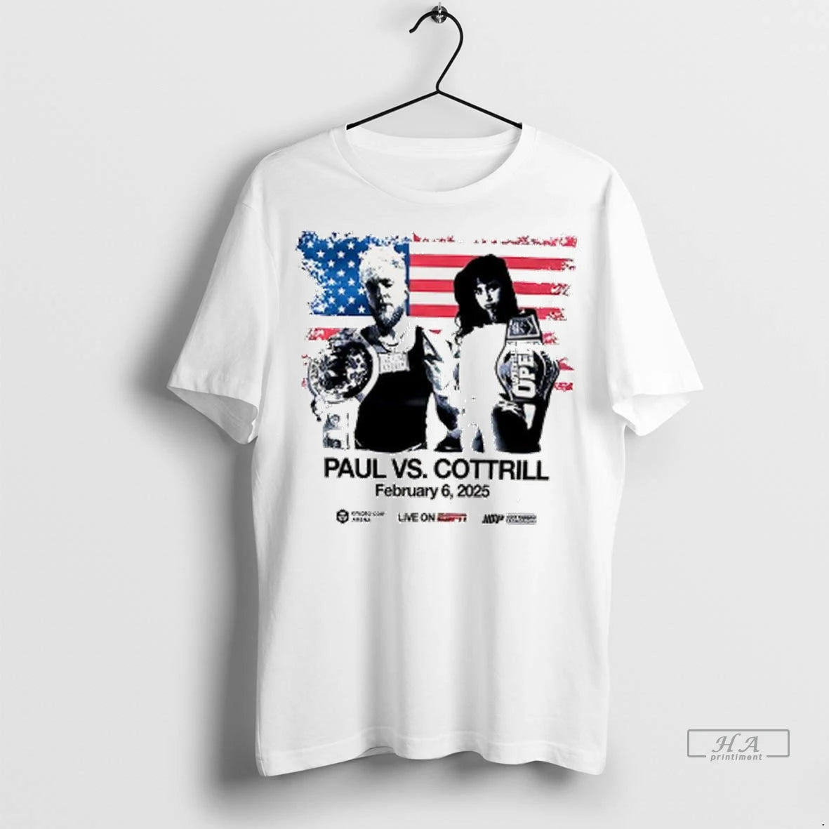Official Paul Vs Cottrill February 6 2025 Tshirts Sweater