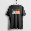Official Peacefully Patriotically American Flag Graphic