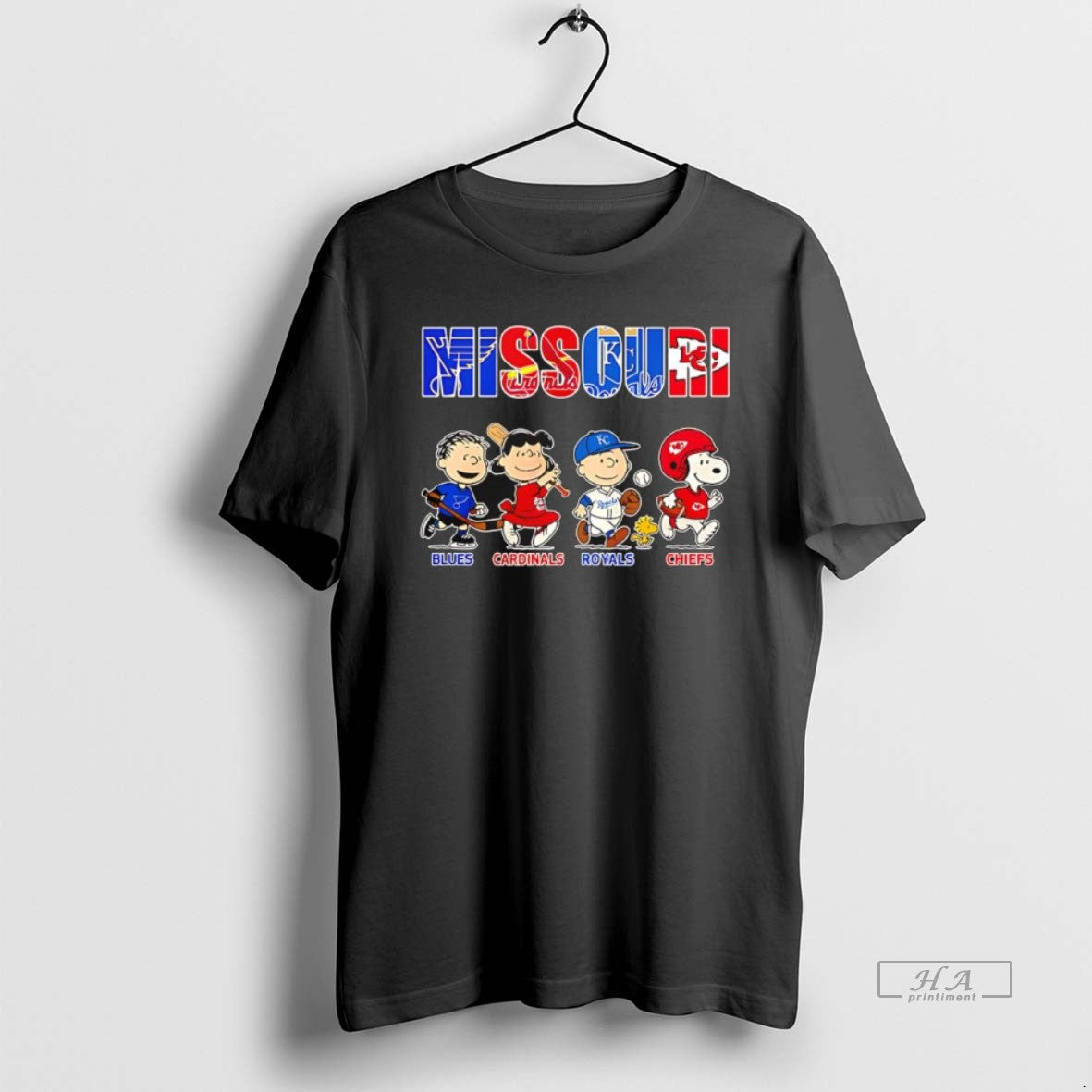 Official Peanuts Missouri Sports Teams X Blues Cardinals Royals And Chiefs