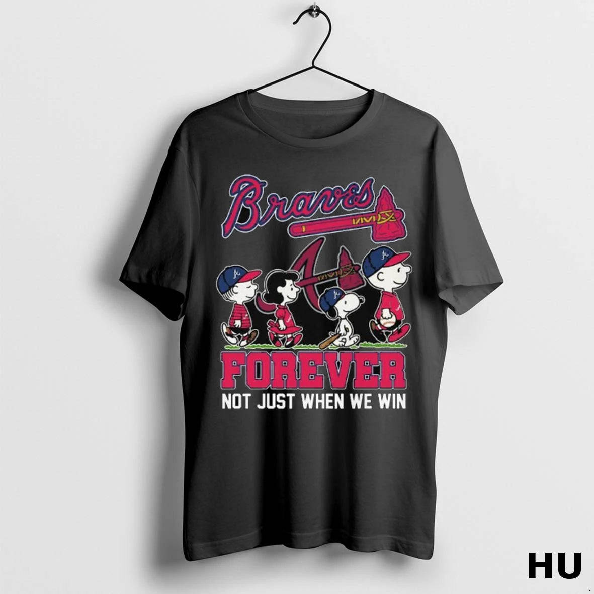 Official Peanuts X Atlanta Braves Abbey Road Forever Not Just When We Win Long Sleve