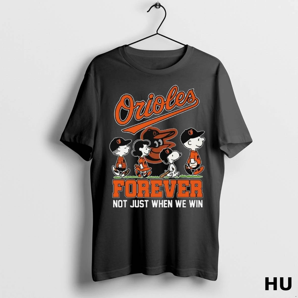 Official Peanuts X Baltimore Orioles Abbey Road Forever Not Just When We Win Long Sleve