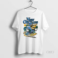 Official Pelican New Orleans Tulane Green Wave Football Art Vintage