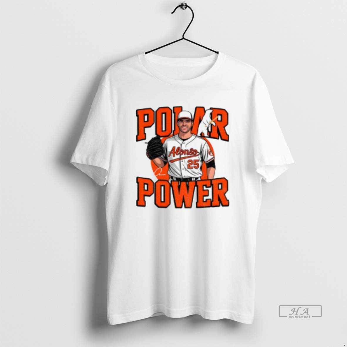 Official Pete Alonso Polar Bear Power Baltimore Orioles Baseball
