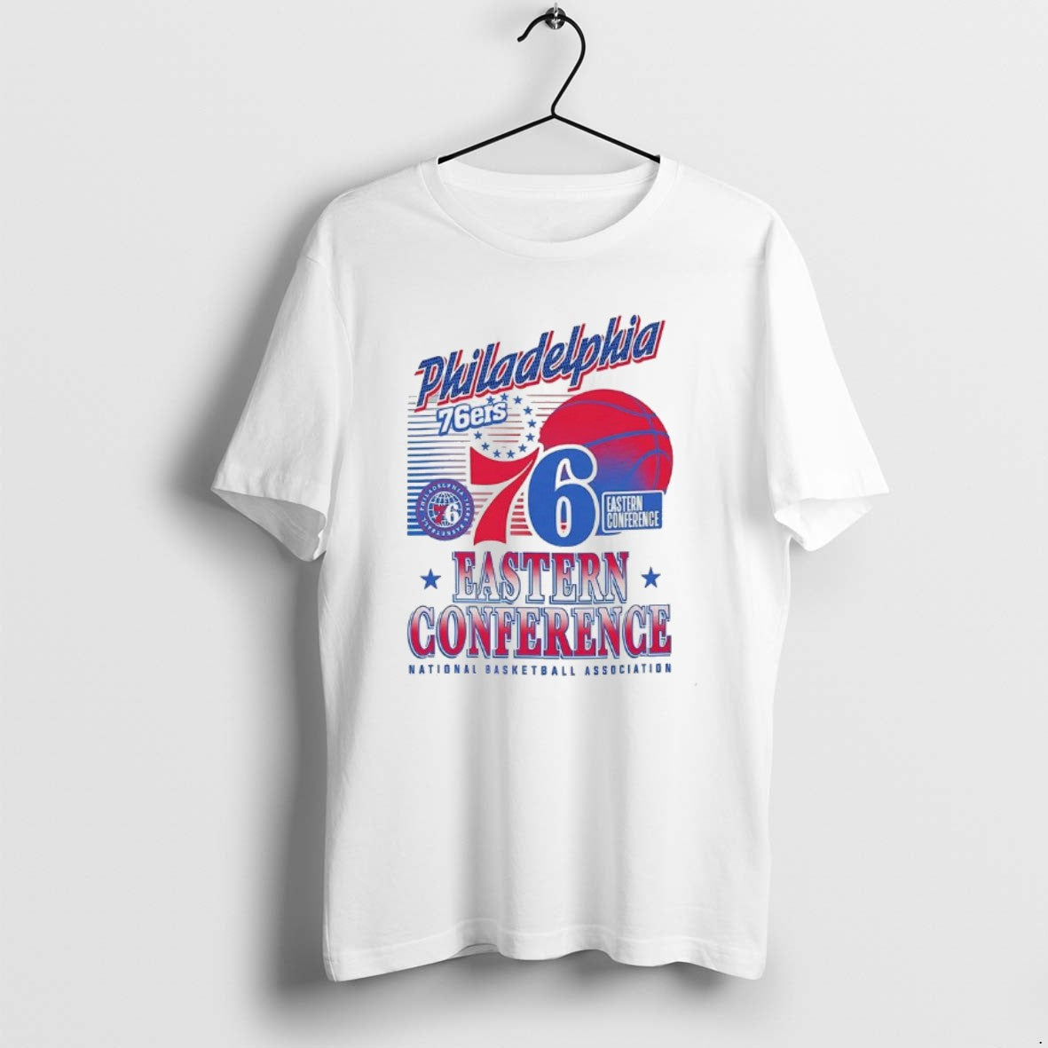 Official Philadelphia 76ers Nba Eastern Conference Logo And Ball