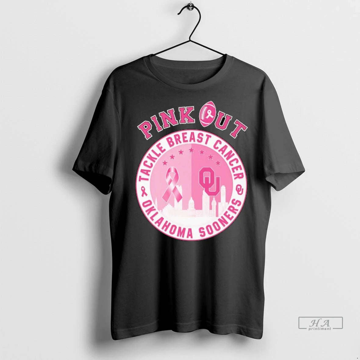 Official Pink Out Tackle Breast Cancer Oklahoma Sooners Tshirts Sweater