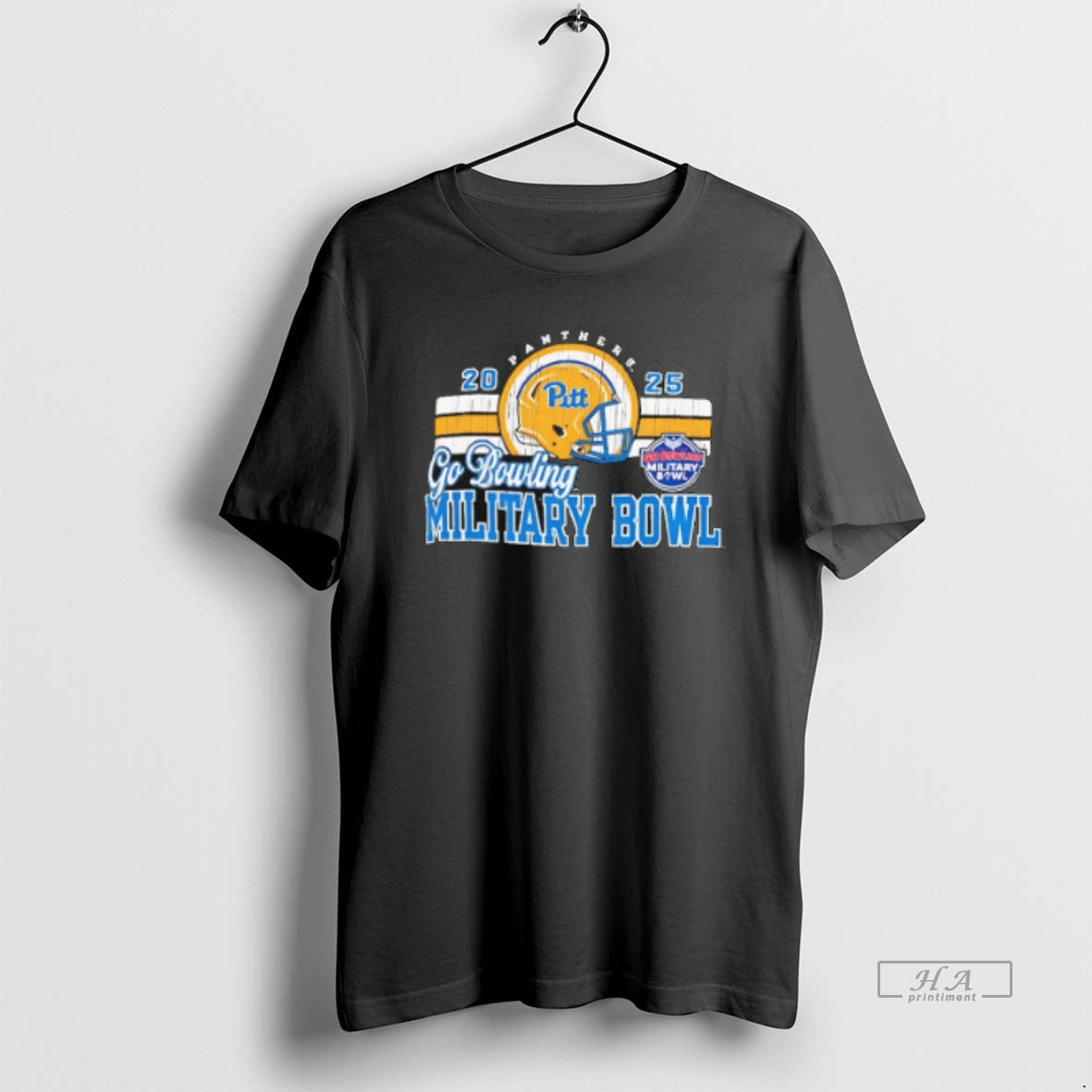 Official Pittsburgh Pitt Football 2025 Military Bowl Go Bowling