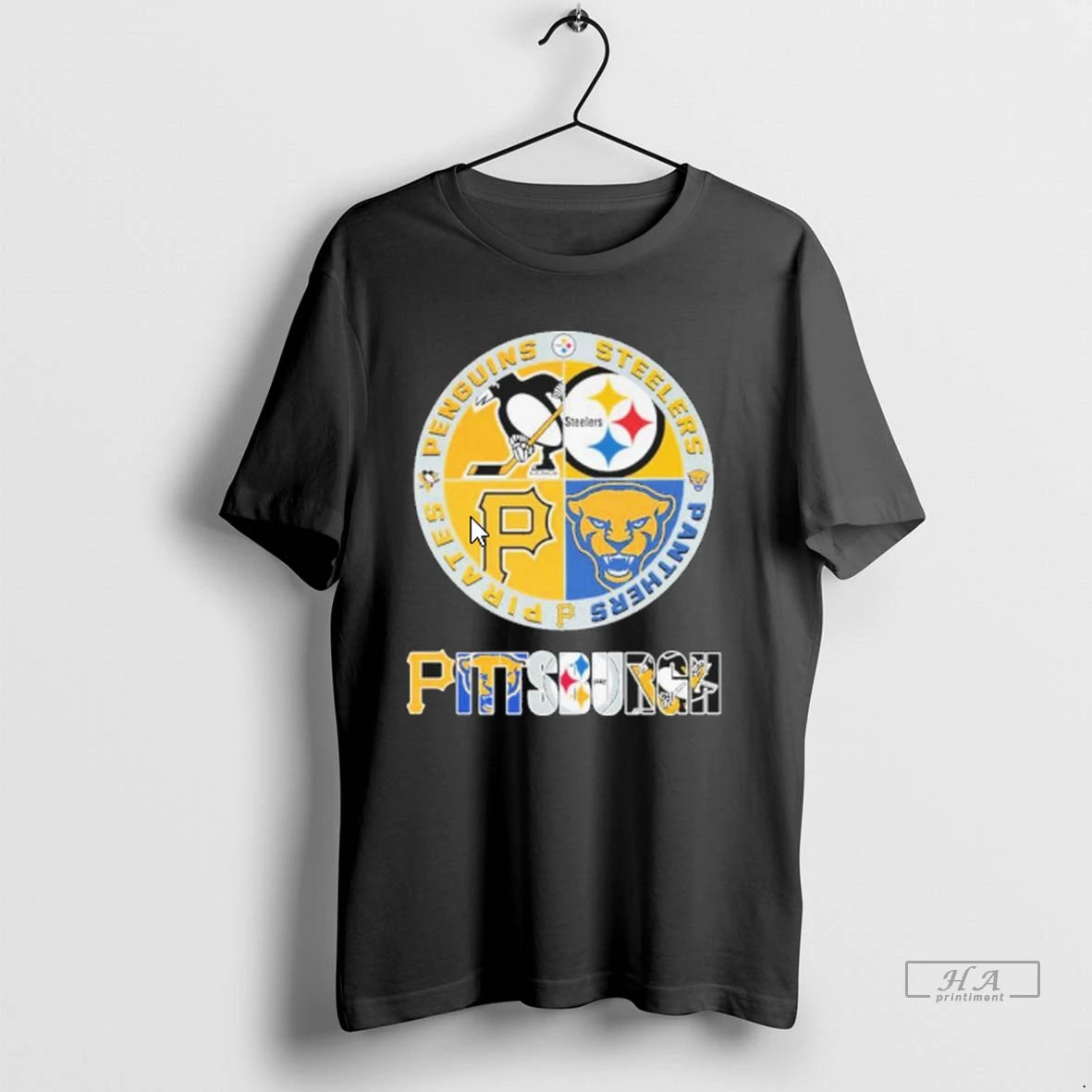 Official Pittsburgh Sports 2025 Penguins Steelers Panthers And Pirates Tshirts Sweater