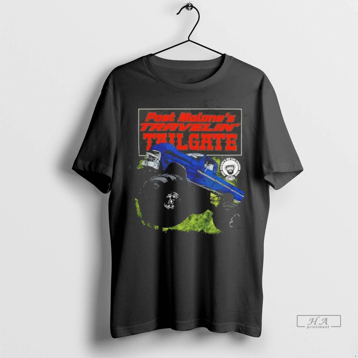Official Post Malone Travelin Tailgate Tee Tshirts Sweater