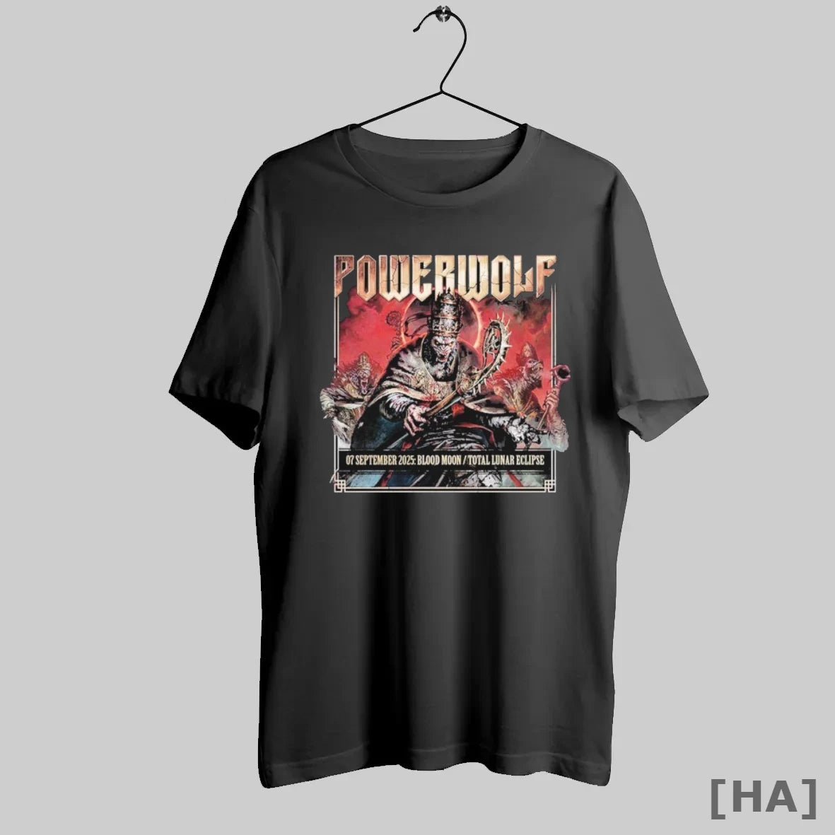 Official Powerwolf September 7 2025 Blood Moon Total Lunar Eclipse Fitting Night For The Wolves