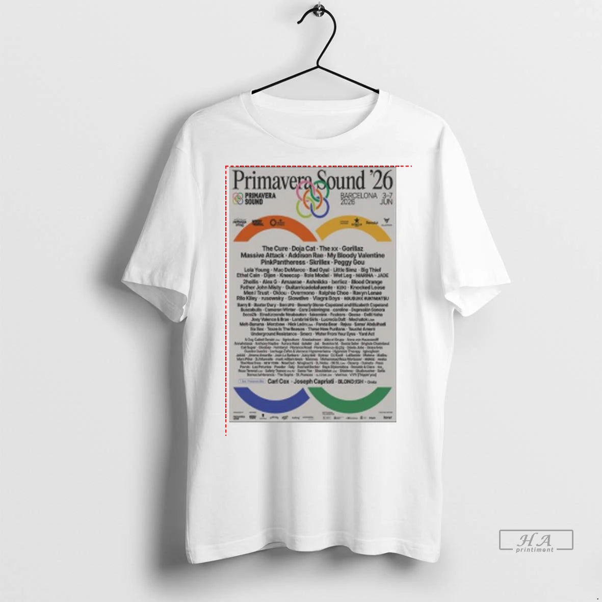 Official Primavera Sound June 3 7 2026 Barcelona Long Sleve Tshirts Sweater