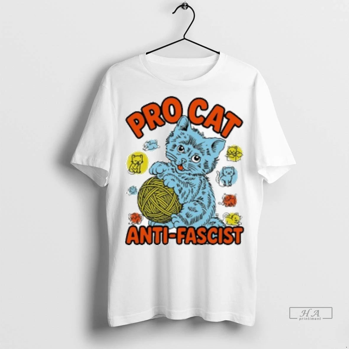 Official Pro Cat Anti Fascist Tshirts Sweater