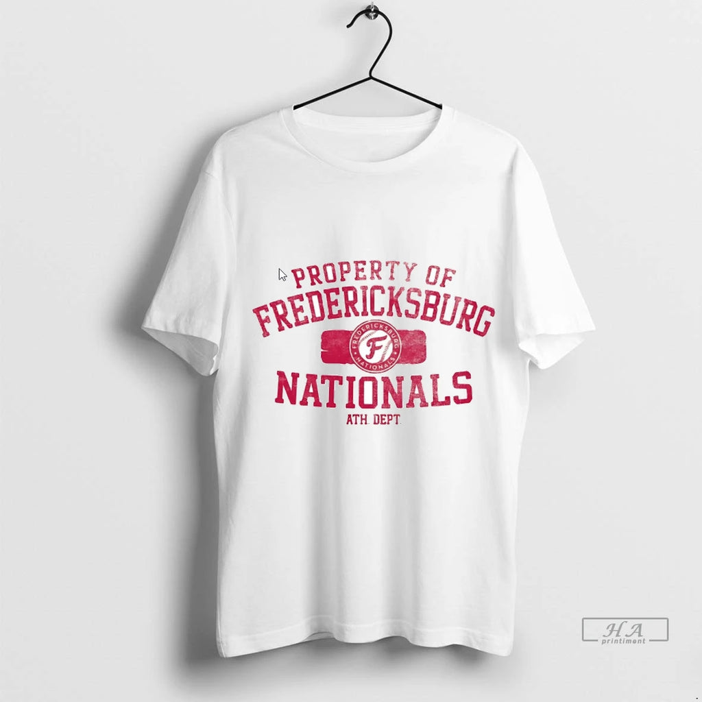 Official Property Of Fredericksburg Nationals Tshirts Sweater
