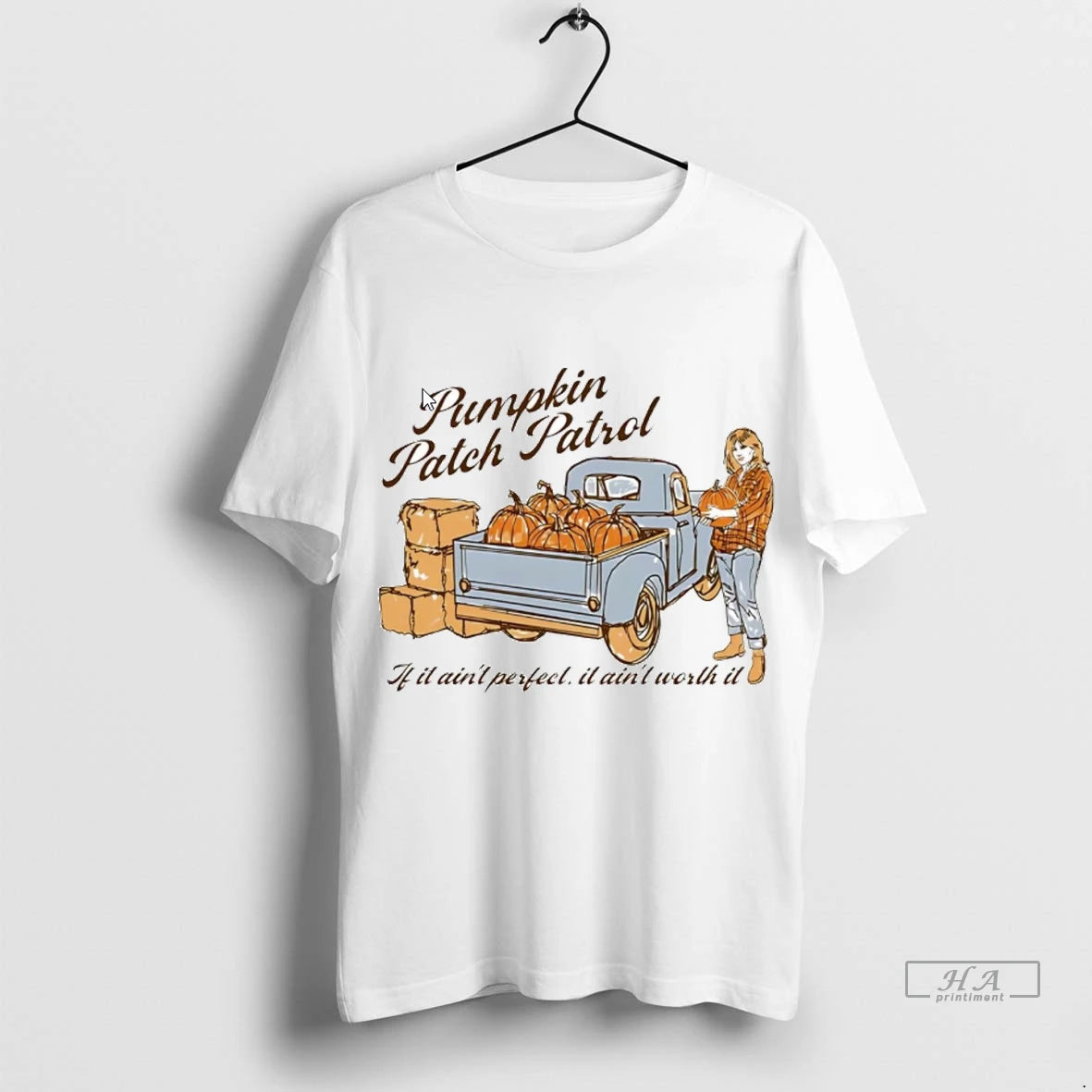 Official Pumpkin Patch Patrol If It Aint Perfect It Aint Worth It Tshirts Sweater